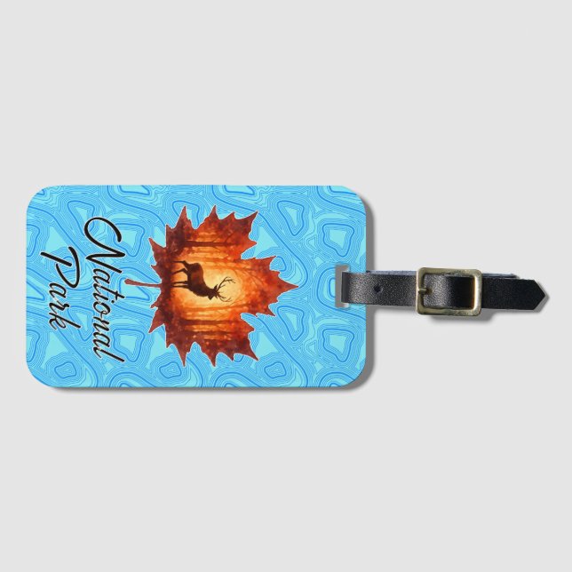 National Park Luggage Tag (Front Horizontal)