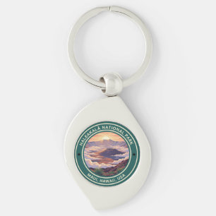 National Park of America Haleakalā Travel Souvenir Key Ring