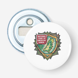 National Park of American Samoa Emblem Bottle Opener