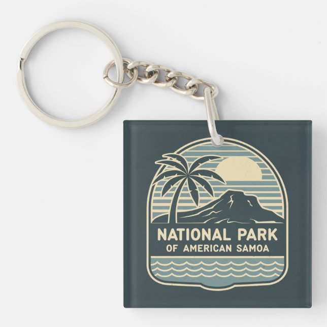 National Park of American Samoa Key Ring (Front)