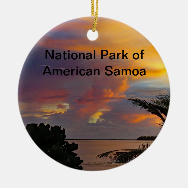 National Park of American Samoa Ornament (Front)
