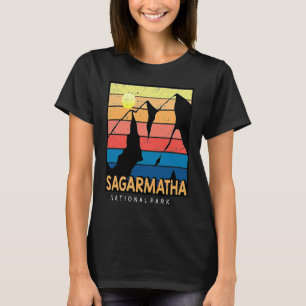 National Park Sagarmatha Everest Tibet Nepal 1976 T-Shirt