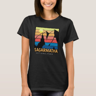 National Park Sagarmatha Everest Tibet Nepal 1976 T-Shirt