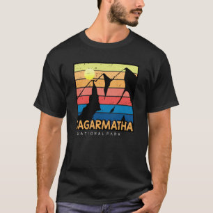 National Park Sagarmatha Everest Tibet Nepal 1976 T-Shirt