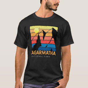 National Park Sagarmatha Everest Tibet Nepal 1976 T-Shirt
