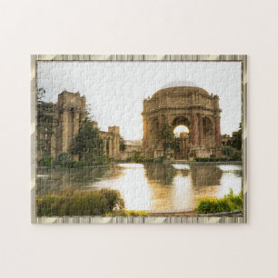National Park Scenic Pavilion Lake Reflection Jigsaw Puzzle