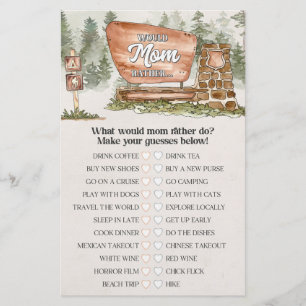 national park would mum rather baby shower game 