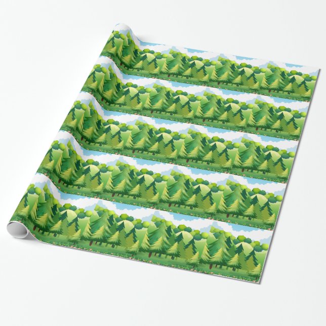 National Park Wrapping Paper (Unrolled)