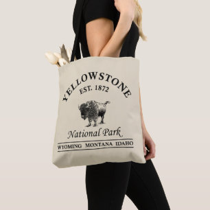 National Park Yellowstone Tote Bag