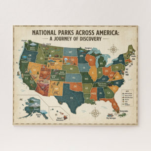 National Parks Across America Jigsaw Puzzle