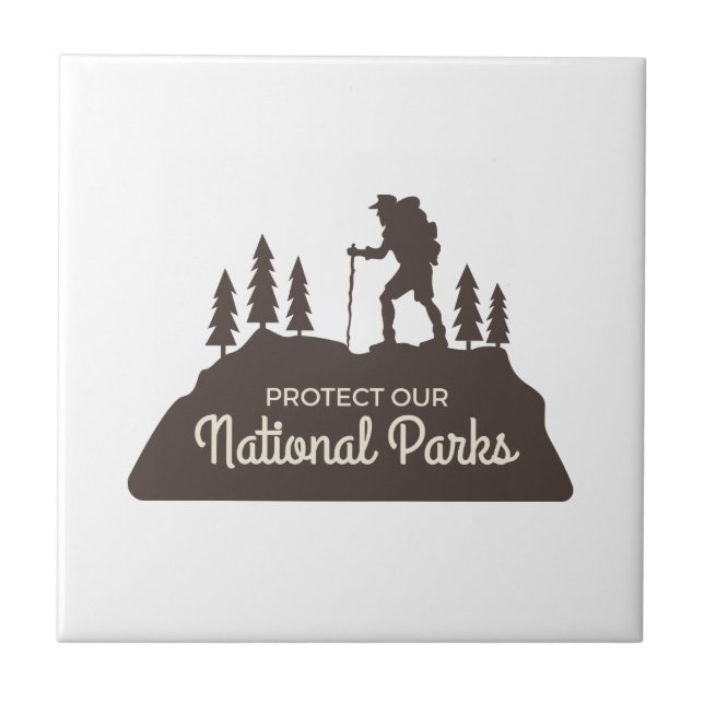National Parks Ceramic Tile (Front)