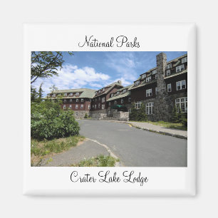 National Parks - Crater Lake Lodge Magnet