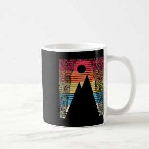 National Parks List Word Vintage Camping Hiking Me Coffee Mug
