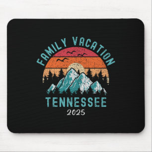 National Parks Mountains Family Vacation 2025 Tenn Mouse Pad