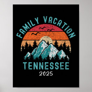 National Parks Mountains Family Vacation 2025 Tenn Poster