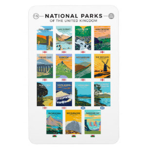 National Parks Of The United Kingdom List Magnet