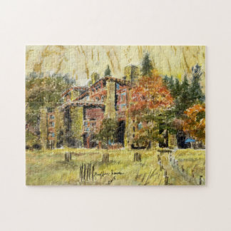 NATIONAL PARKS: YOSEMITE'S HISTORIC AHWAHNEE HOTEL JIGSAW PUZZLE