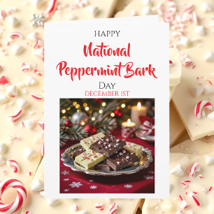 National Peppermint Bark Day   Dec 1st Card