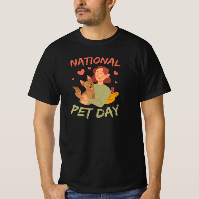 National Pet Day adoption events near me T-Shirt (Front)