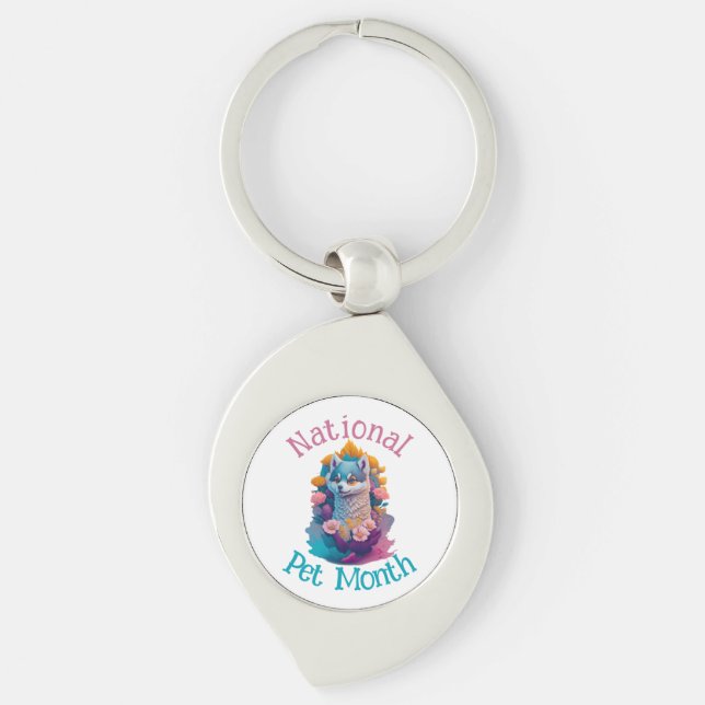  National Pet Month Key Ring (Front)
