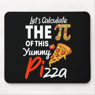 National Pi Day Pizza Pun Funny Math Teacher And P Mouse Pad
