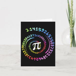National Pi Day Shirt Math Teacher T Shirt Pi Symb Card