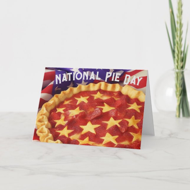National Pie Day Card (Front)