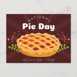 National Pie Day Postcard