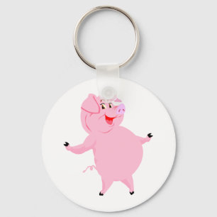 National Pig Day March 1st Key Ring