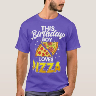National Pizza Day Birthday Boy Food Pun Cheese Pi T-Shirt