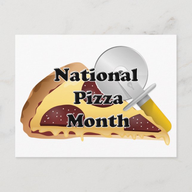 National Pizza Month Postcard (Front)