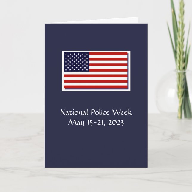 National Police Week 2023 Thank You Card (Front)