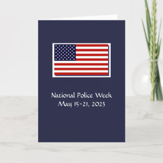 National Police Week 2023 Thank You Card