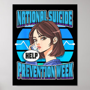 National prevention week support mental health poster