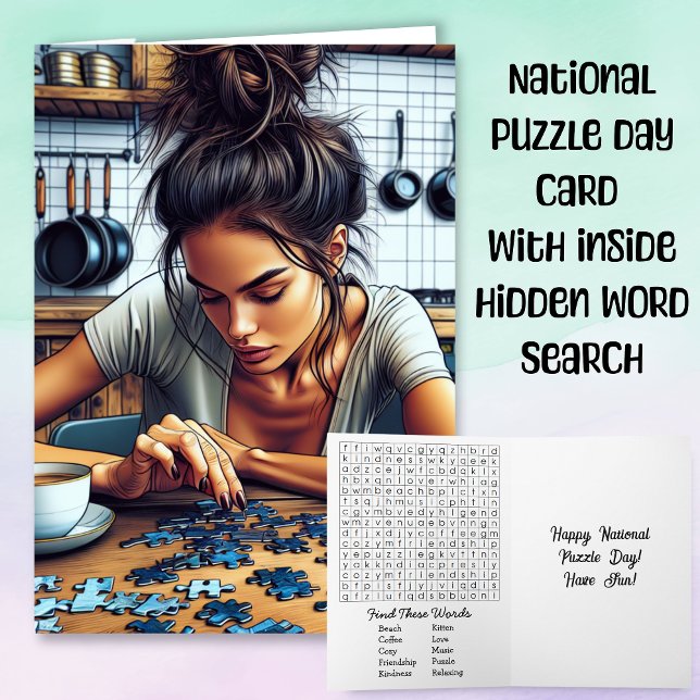 National Puzzle Day is January 29th  Card (Creator Uploaded)