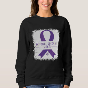 National Recovery month Warrior Addiction Recovery Sweatshirt