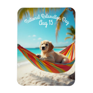 National Relaxation Day Magnet