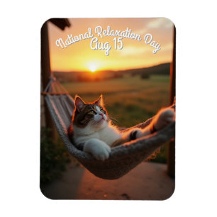 National Relaxation Day Magnet