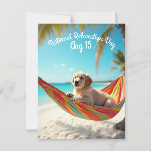 National Relaxation Day Postcard
