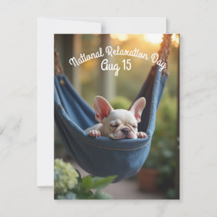 National Relaxation Day Postcard
