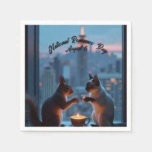 National Romance Day Napkin