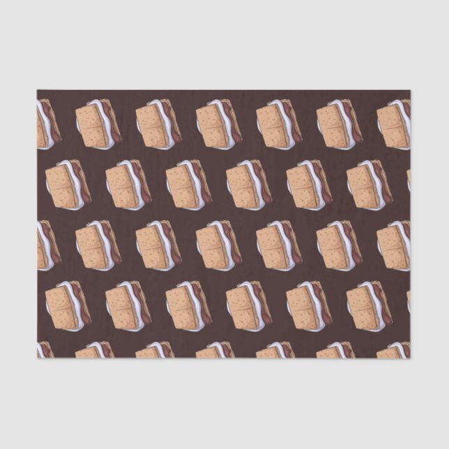 National S’Mores Day Tissue Paper (Front)