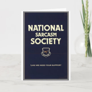 National-Sarcasm-Society Card