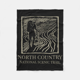 National Scenic Trail - North Country Trail Hiker Fleece Blanket