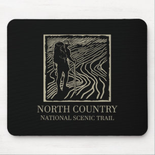 National Scenic Trail - North Country Trail Hiker  Mouse Pad