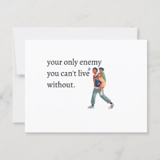 National Siblings Day Brothers Postcard