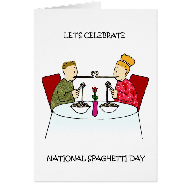 National Spaghetti Day - January 5th (Front)