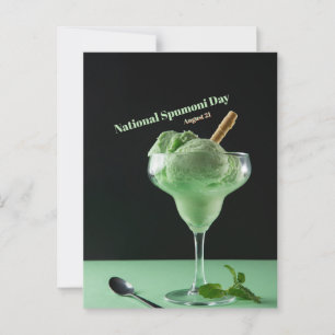 National Spumoni Day Postcard