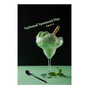 National Spumoni Day Poster