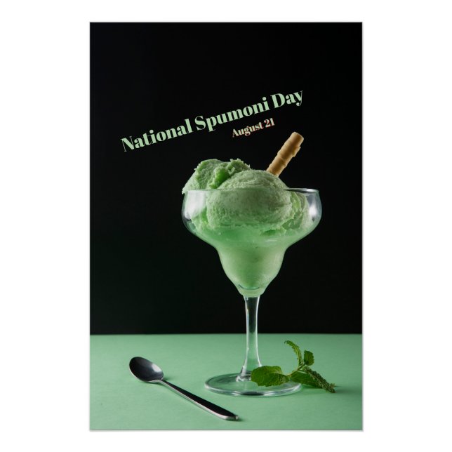 National Spumoni Day Poster (Front)